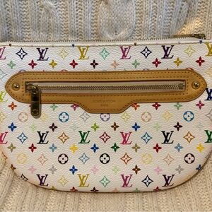 Louis Vuitton Multicolor Clutch / Pouch 💚💜🩷